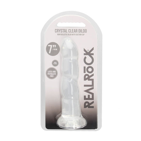 RealRock Clear Dildo with Suction Base – Non-Realistic Dildo > Dildos > Neutral Dildos