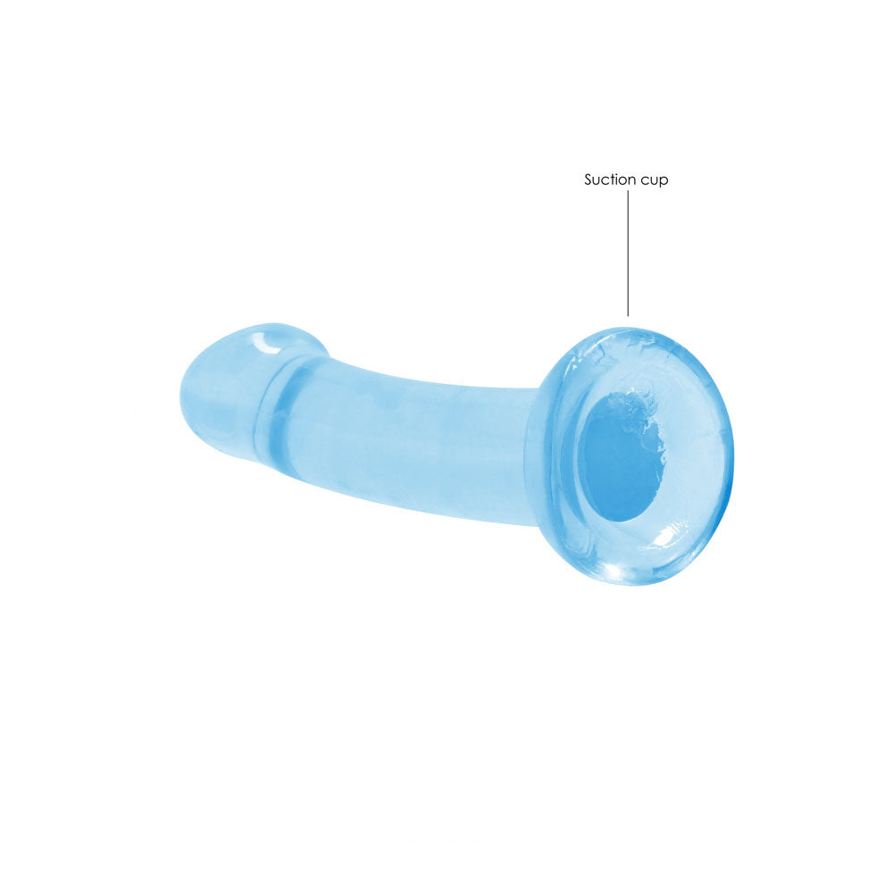 Realrock Crystal Clear Dildo With Suction Cup – 17 cm Dildo > Dildos > Realistic Dildos