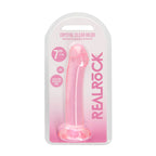 REALROCK Crystal Clear 17 cm Dildo With Suction Cup > Dildos > Realistic Dildos