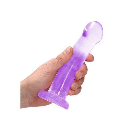 REALROCK Crystal Clear Dildo With Suction Cup – 17 cm Non-Realistic Dildo > Dildos > Neutral Dildos