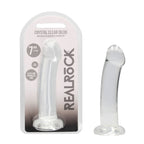 REALROCK Crystal Clear 17 cm Dildo With Suction Cup Clear > Dildos > Realistic Dildos