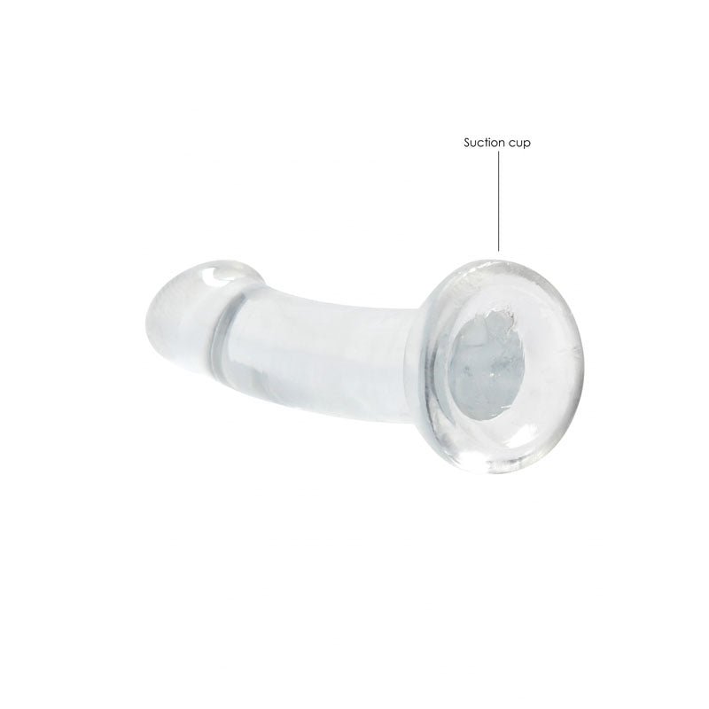 REALROCK Crystal Clear 17 cm Dildo With Suction Cup > Dildos > Realistic Dildos