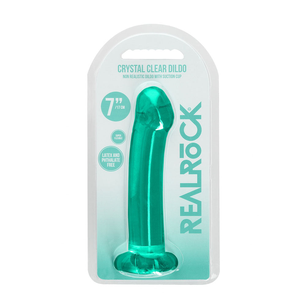 Realrock Crystal Clear Dildo 17 cm – Suction Cup Dildo > Dildos > Realistic Dildos
