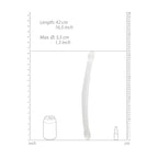 REALROCK Crystal Clear Double Dong – 17 Inch Double Dong > Dildos > Double Dildos