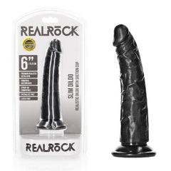 REALROCK Realistic Slim Dildo without Balls - 15.5 cm (6'') Dong