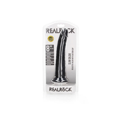 Realrock Realistic Slim Dildo with Suction Cup 20.5 Centimeter 8 Inch Dong DONGS