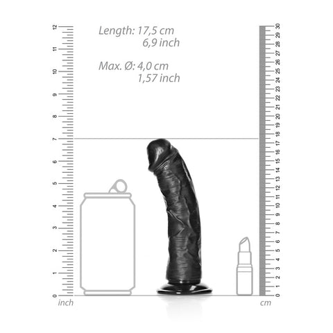 RealRock Realistic Curved Dildo with Suction Cup – 15.5 cm Dildo > Dildos > Realistic Dildos