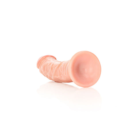REALROCK Realistic Curved Dildo with Suction Cup - 18 cm (7 inch) Dongs Realistic