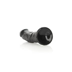 RealRock Realistic Curved Dildo with Suction Cup 9 Inch Black