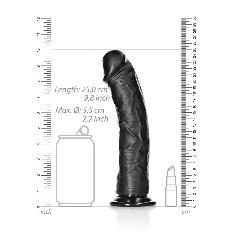 RealRock Realistic Curved Dildo with Suction Cup – 23 cm Dildo > Dildos > Realistic Dildos
