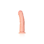 RealRock Regular Curved Dildo with Suction Cup (Natural) – 23 cm Length 5.5 cm Diameter Realistic Dong > Dildos > Large Dildos