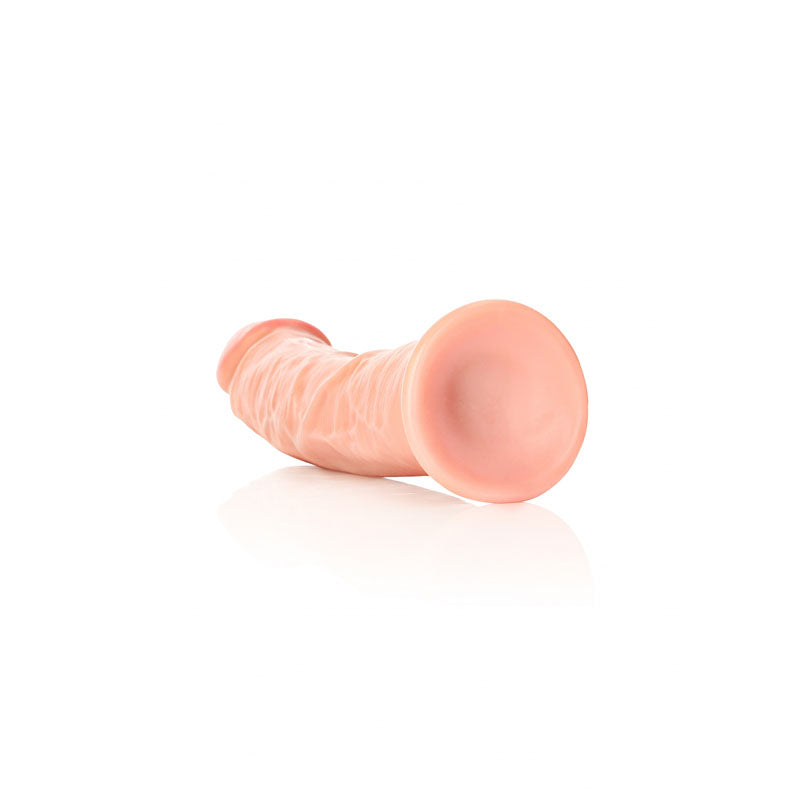 REALROCK Realistic Regular Curved Dildo with Suction Cup -  23 cm (9'') Dong