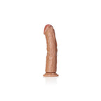 REALROCK Realistic Curved Dildo (Tan) – 23 cm Length Firm Soft-Touch Dong with Suction Cup > Dildos > Large Dildos