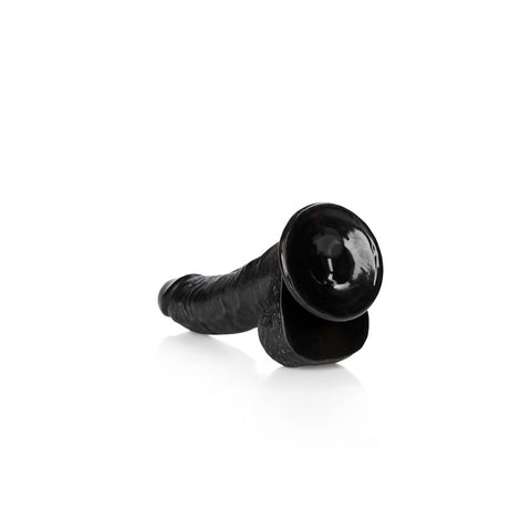 RealRock Realistic Curved Dong with Balls – Firm Dildo DONGS