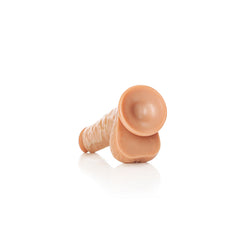 REALROCK Straight Realistic Dildo with Balls - 18 cm - Tan 18 cm (7'') Dong DONGS