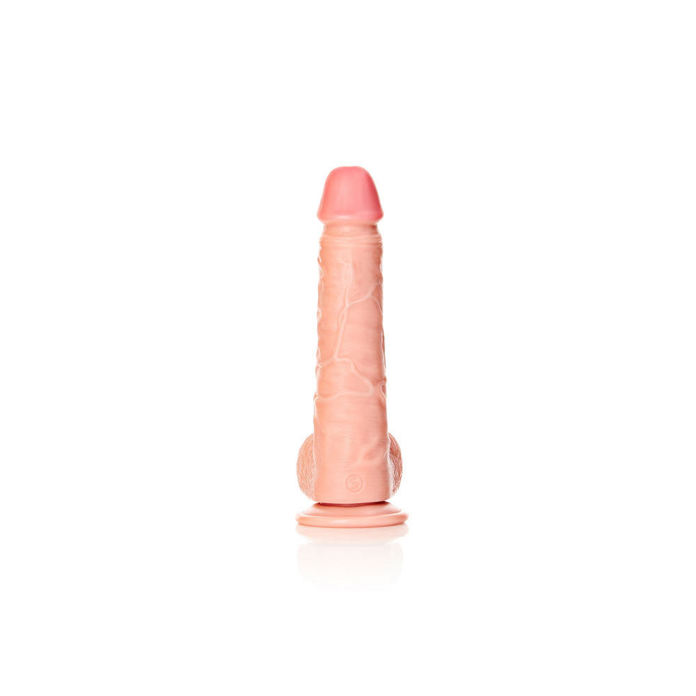 REALROCK 23 cm Straight Realistic Dildo with Balls - 9 Inch Dong DONGS
