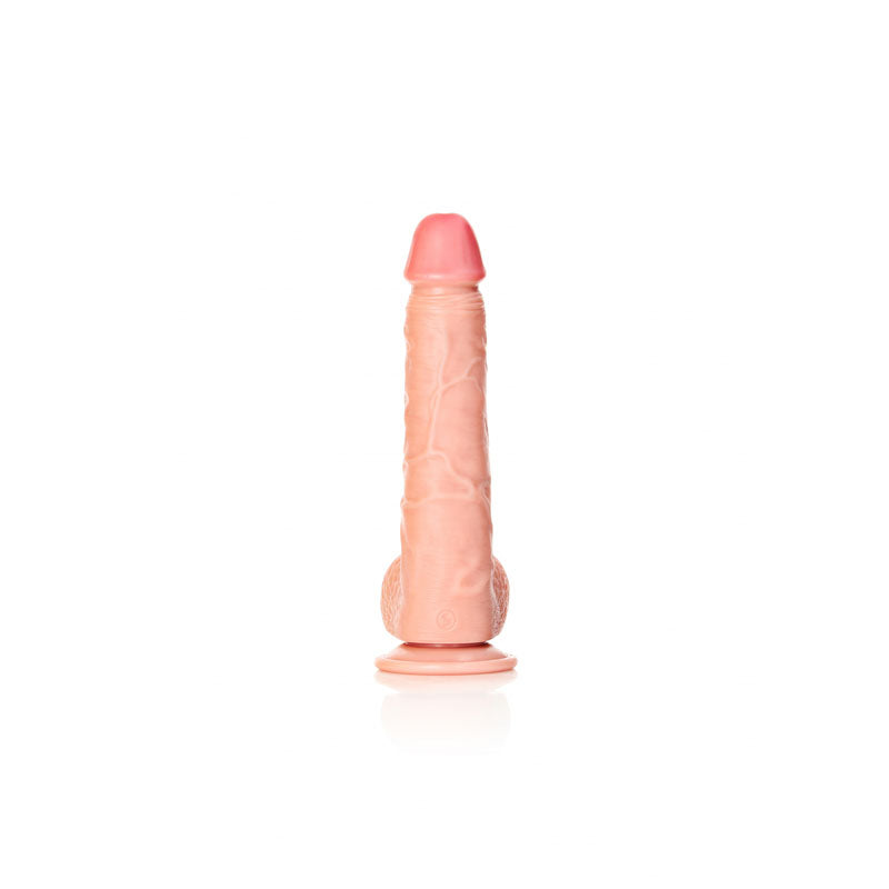 RealRock Straight Realistic Dildo with Balls – 25.5 cm Length, 4.5 cm Diameter Dong > Dildos > Large Dildos