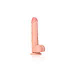 RealRock Straight Realistic Dildo with Balls – 25.5 cm Length, 4.5 cm Diameter Dong > Dildos > Large Dildos