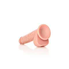 REALROCK 25.5 cm Straight Realistic Dildo with Balls for Pleasure DONGS