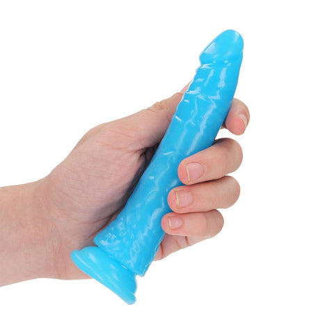 Realrock 15.5 Centimeter Slim Glow in the Dark Neon Dong DONGS