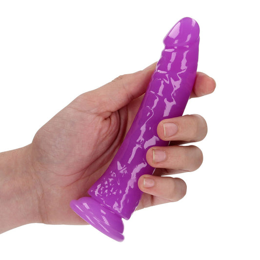 REALROCK 15.5 cm Slim Glow in the Dark Neon Dong for Fun Play DONGS