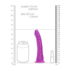 REALROCK 15.5 cm Slim Glow in the Dark Neon Dong for Fun Play DONGS