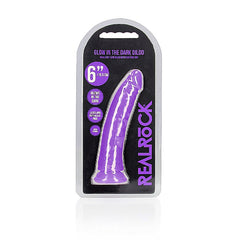 REALROCK 15.5 cm Slim Glow in the Dark Neon Dong for Fun Play DONGS