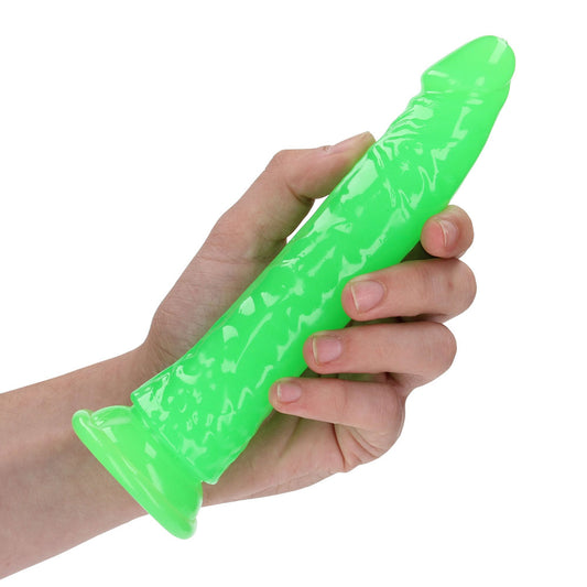 REALROCK 18 cm Glow in the Dark Slim Neon Dong 7 Inch DONGS