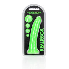 REALROCK 18 cm Glow in the Dark Slim Neon Dong 7 Inch DONGS
