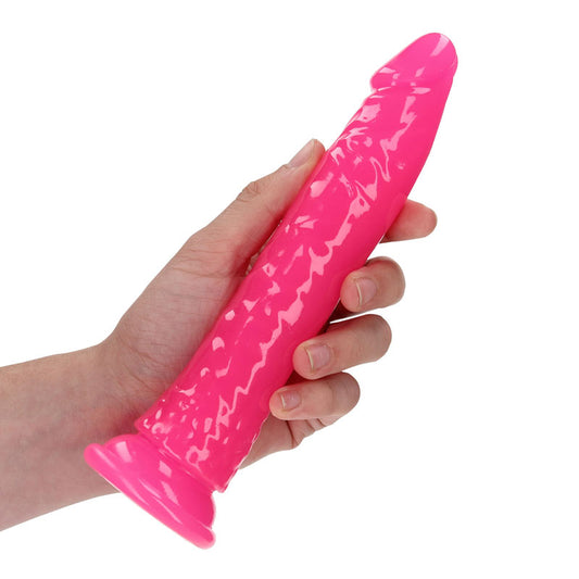 REALROCK 18 cm Slim Glow in the Dark Neon Dong for Ultimate Pleasure DONGS