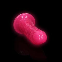 REALROCK 18 cm Slim Glow in the Dark Neon Dong for Ultimate Pleasure DONGS