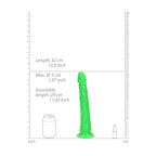 RealRock Slim Glow in the Dark 29 cm Dildo > Dildos > Oversized Toys