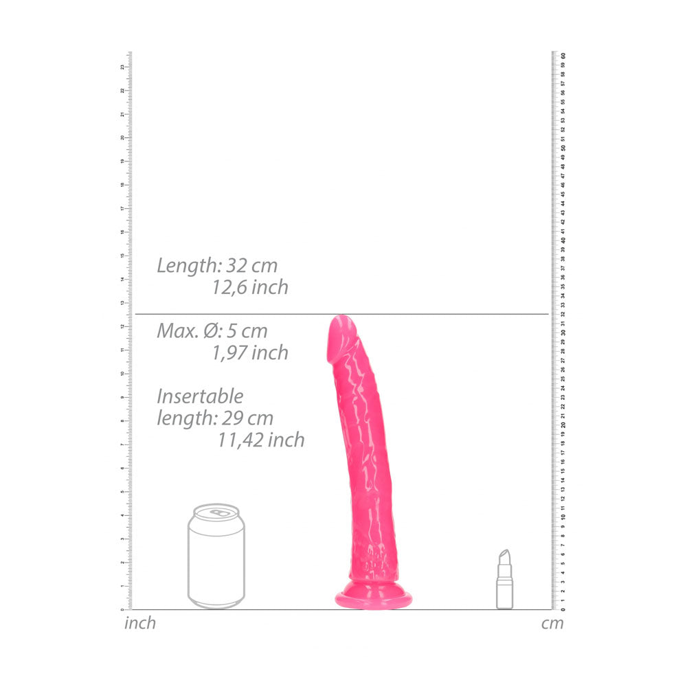 RealRock Slim Glow in the Dark 29 cm Dildo > Dildos > Oversized Toys