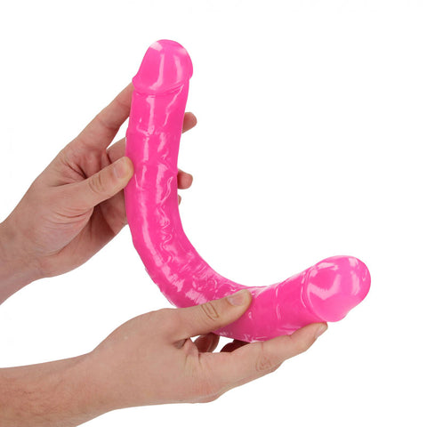 Realrock 38 Centimeter Double Dong Glow in the Dark 15 Inch Adult Toy Double Dongs
