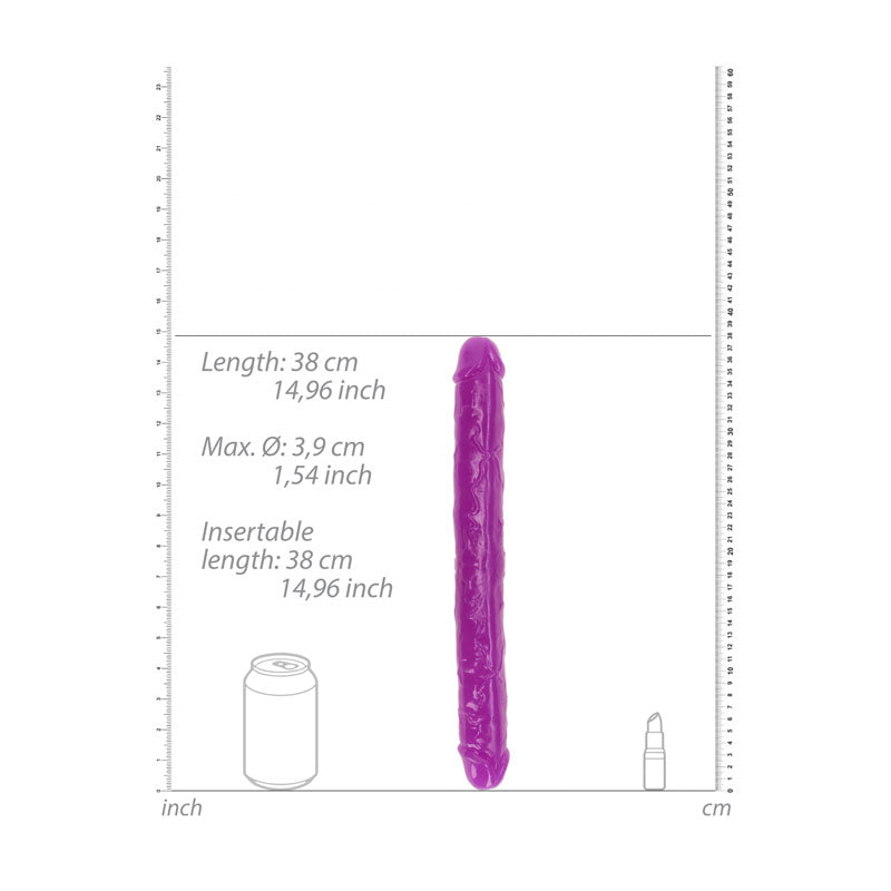 Realrock 38 Centimeter Double Dong Glow 15 Inch > Dildos > Double Dildos