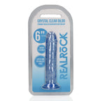Realrock 15.5 cm Straight Dildo – Clear 6 Inch Dildo > Dildos > Realistic Dildos