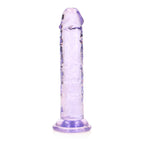 RealRock 15.5 cm Straight Crystal Clear Dildo – 15.5 cm Dong > Dildos > Slim Dildos
