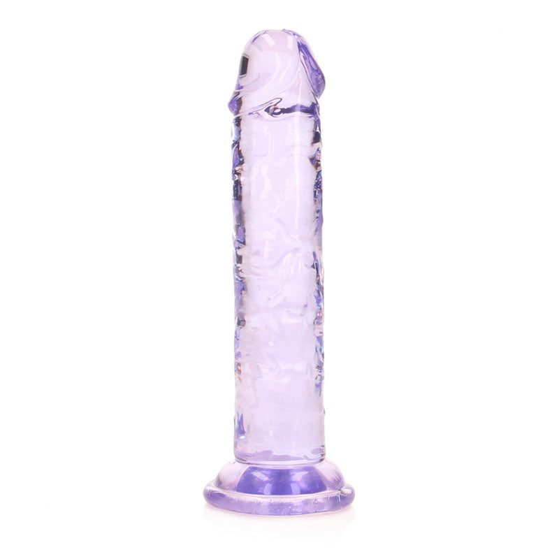 RealRock 15.5 cm Straight Clear Dildo – Transparent 6 Inch Dong > Dildos > Slim Dildos