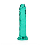 RealRock 15.5 cm Straight Clear Dildo – Transparent 6 Inch Dong > Dildos > Slim Dildos