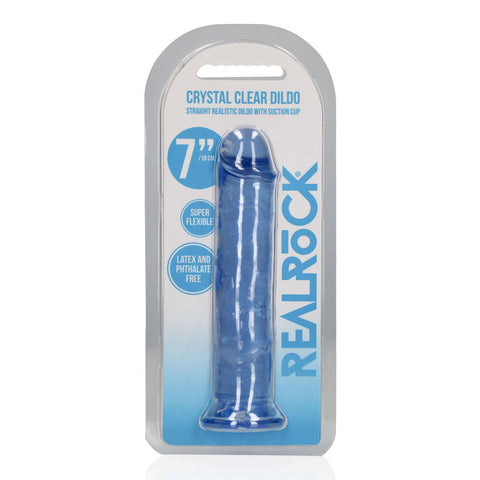 REALROCK 18 cm Straight Crystal Clear Dildo > Dildos > Realistic Dildos