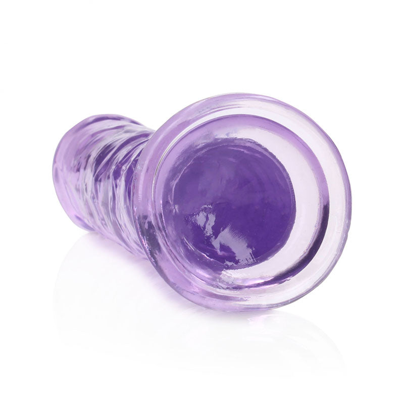 RealRock Crystal Clear Straight Dildo 7 Inch