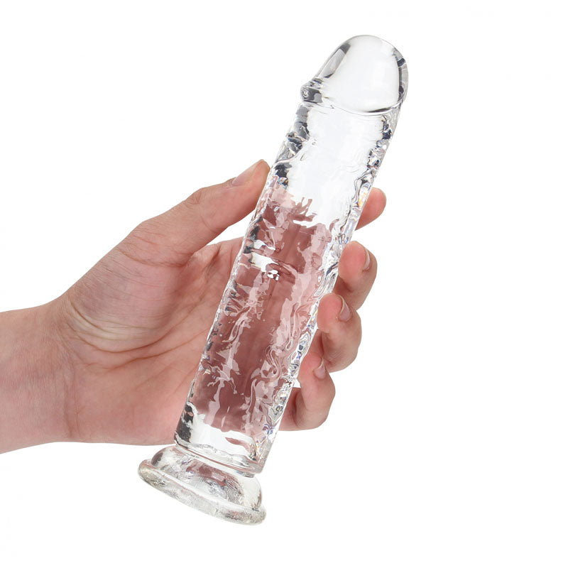 RealRock 18 cm Clear Straight Dildo – 7 Inch Dildo Secondary image