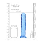 REALROCK 20 cm Straight Crystal Clear Dildo > Dildos > Realistic Dildos