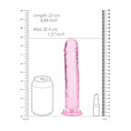 Realrock 20 cm Straight Dildo – Clear 20 cm Dildo > Dildos > Realistic Dildos