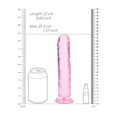 Realrock 20 cm Straight Dildo – Clear 20 cm Dildo > Dildos > Realistic Dildos