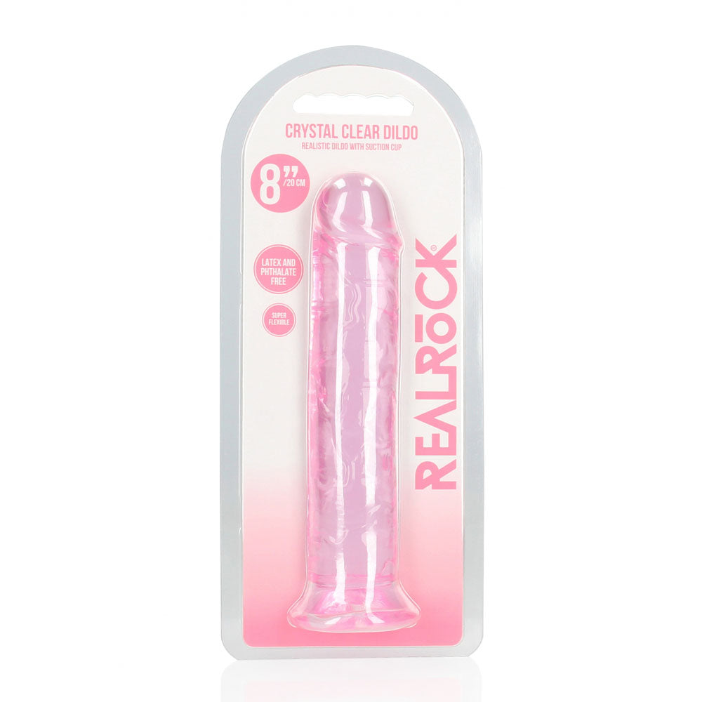 Realrock 20 cm Straight Dildo – Clear 20 cm Dildo > Dildos > Realistic Dildos