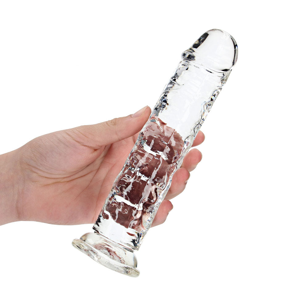 RealRock 20 cm Straight Dildo – Transparent 20 cm Dildo Secondary image