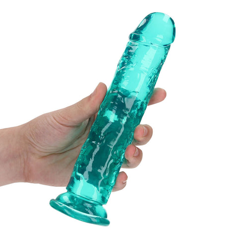 REALROCK 20 cm Straight Dildo – Clear Dildo for Anal and Vaginal Use > Dildos > Realistic Dildos