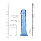 REALROCK Crystal Clear 25 cm Straight Dildo > Dildos > Large Dildos