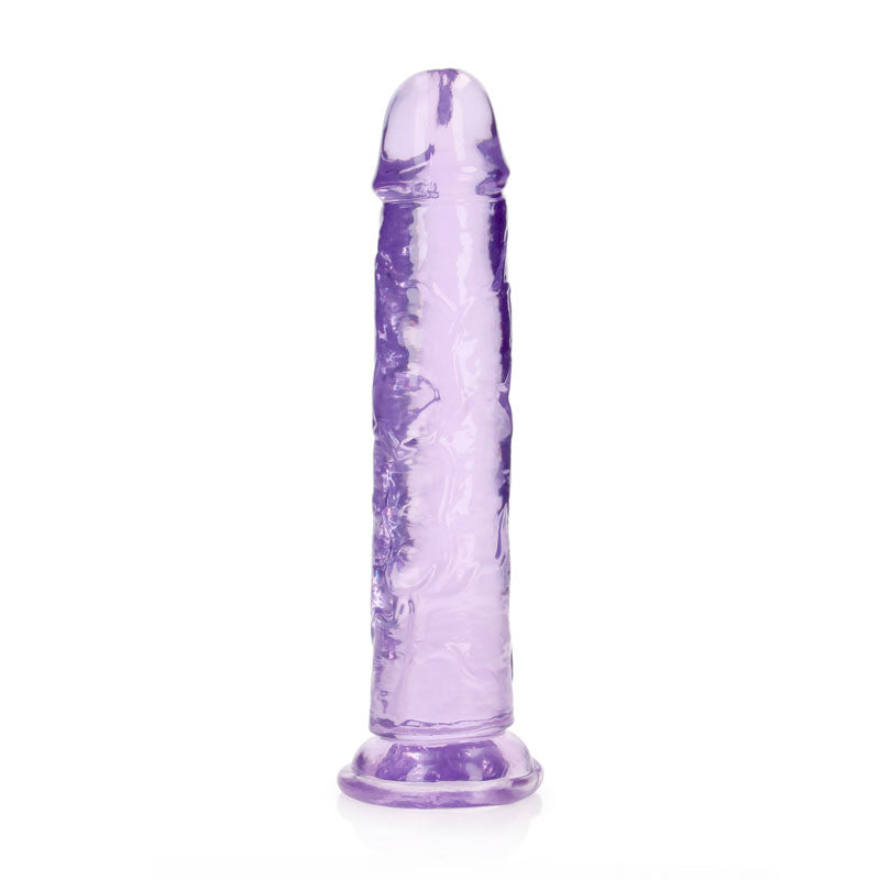 RealRock 25 cm Straight Dildo – Clear Straight Dildo for Anal and Vaginal Use > Dildos > Realistic Dildos